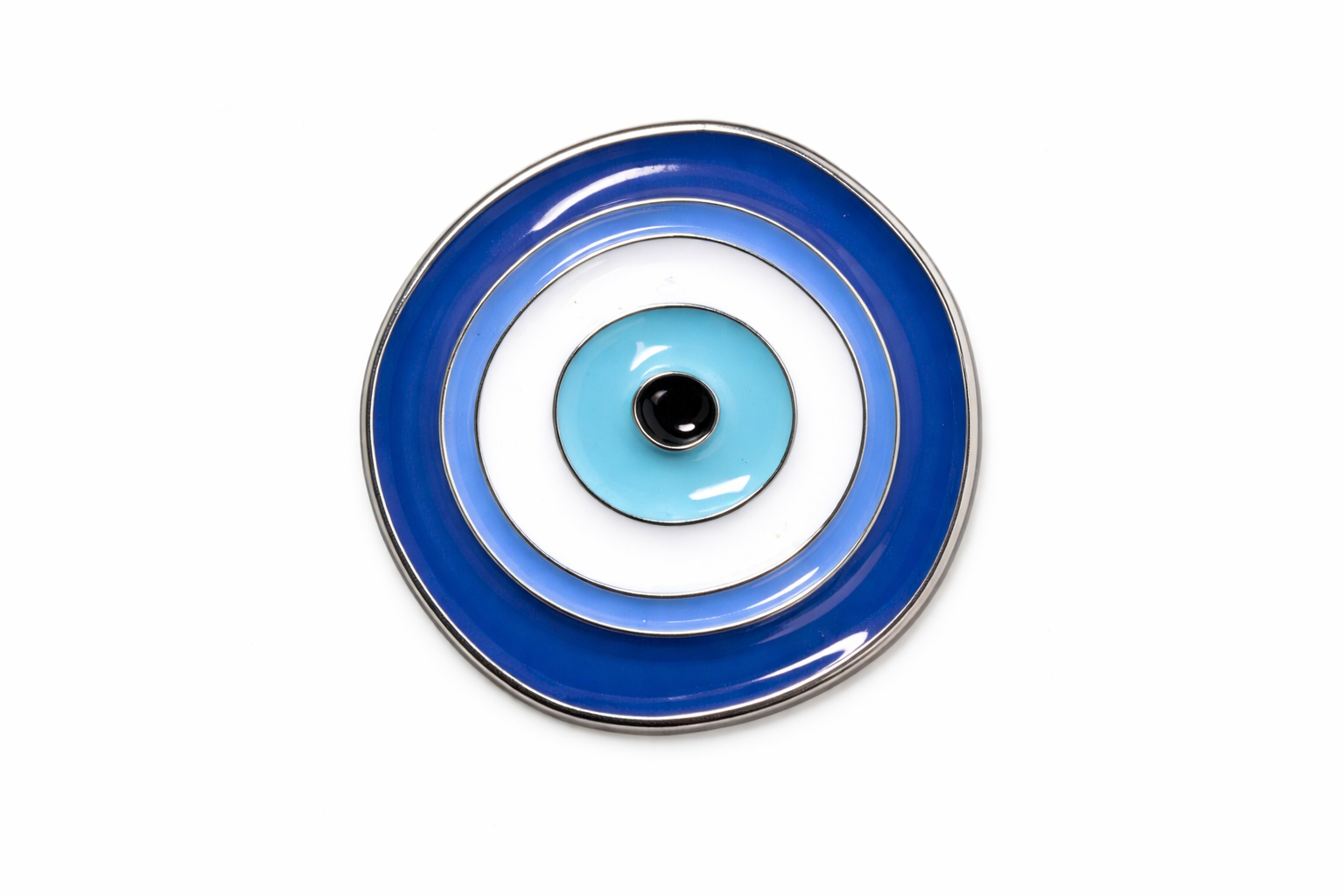 Blue Evil Eye Metal 3D Sticker