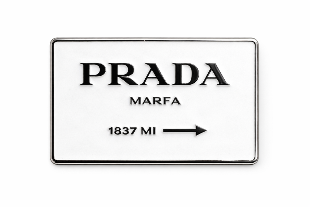 Prada Metal 3D Sticker