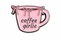 Coffee Girlie Mug 3D Metal Sticker