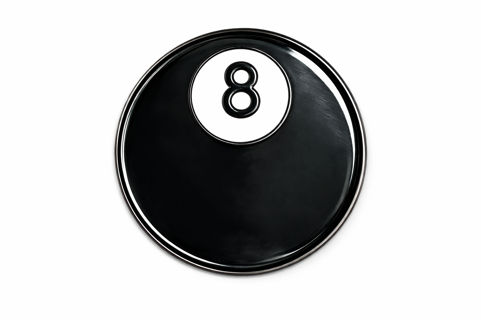 8 Ball 3D Metal Sticker