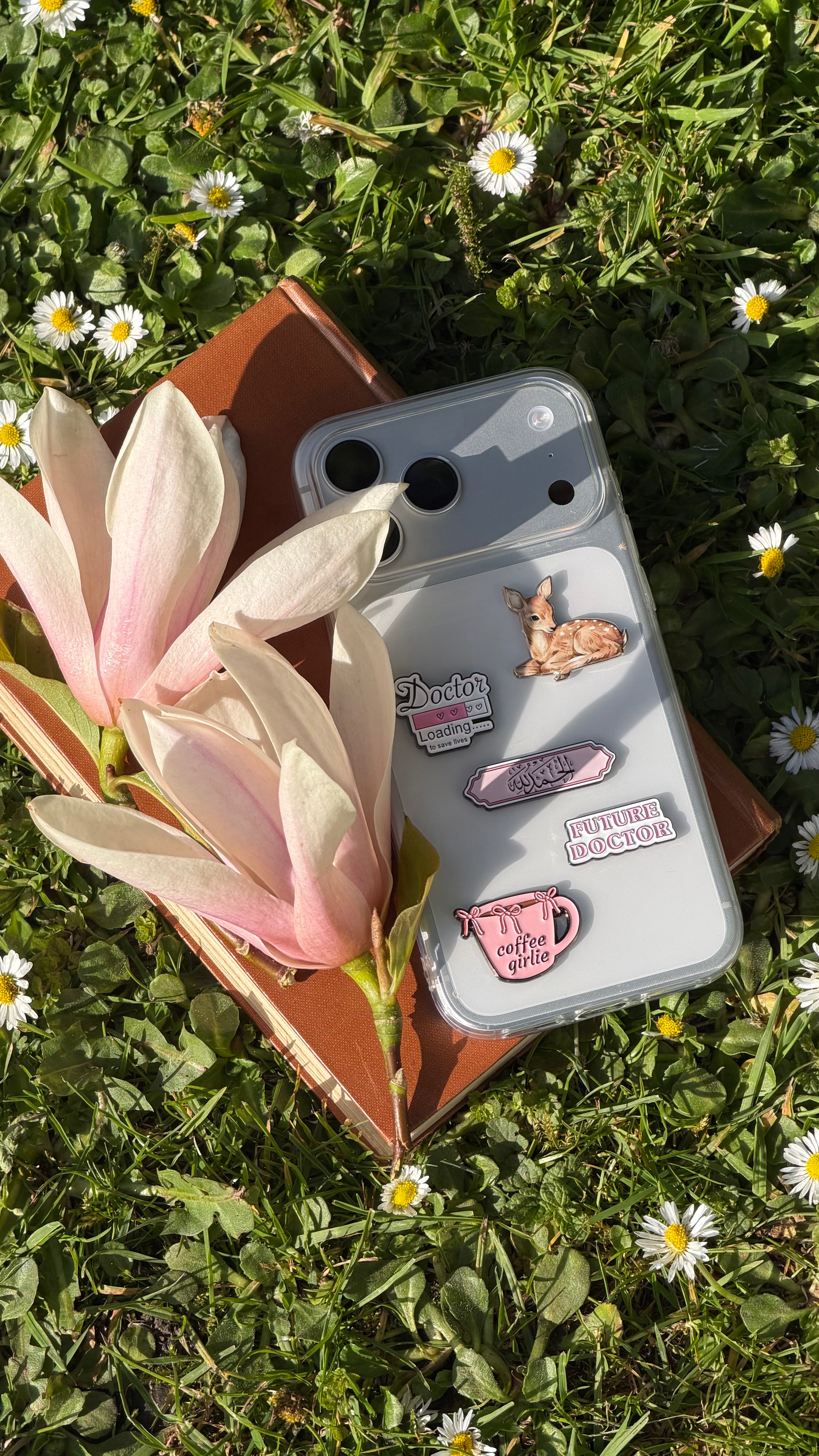 Fawn Deer 3D Metal Sticker