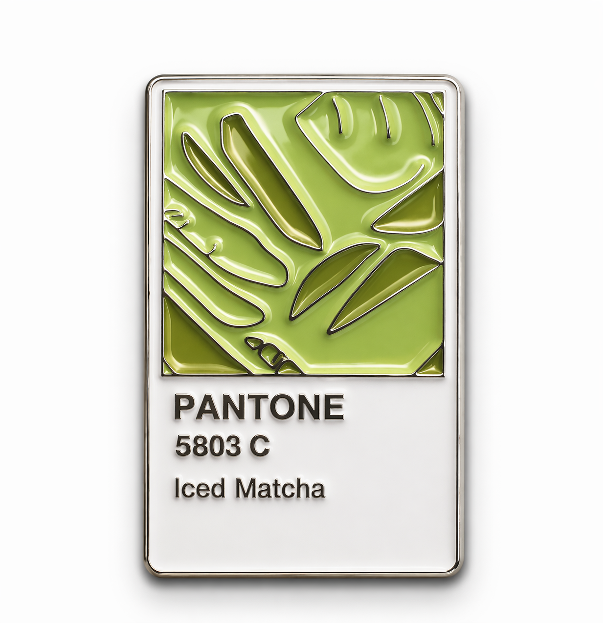 Pantone Matcha 3D Metal Sticker